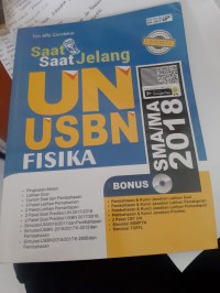 SAAT SAAT JELANG UN USBN FISIKA