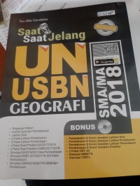 SAAT SAAT JELANG UN USBN GEOGRAFI