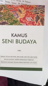 KAMUS SENI BUDAYA