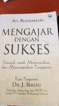 MENGAJAR DENGAN SUKSES